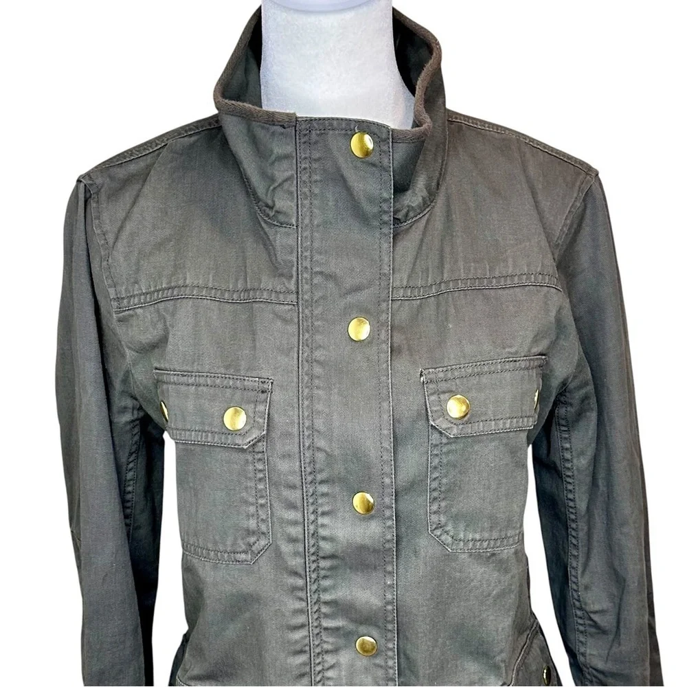 J.Crew 100% Cotton Boyfriend Field Jacket Size S - Picture 3 of 13